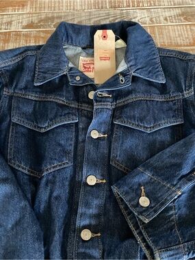 Levi's Indigo Blue Denim Coveralls with Red Label Accent